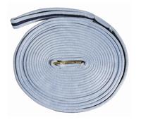 Kincade 2 Tone Padded Lunge Rein - Light Blue/Navy