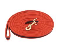 Kincade 2 Tone Padded Lunge Rein - Navy/Red
