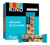KIND Almond & Coconut Fruit & Nut Bars - All Natural, Gluten Free, 39 g, Pack of 12 | Code 17828