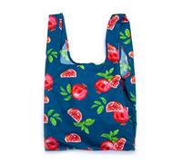 % KIND BAG Reusable Shopping Tote Bag | Recycled from 6 Plastic Bottles (Pomegranate) | Strong Foldable Large Washable