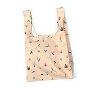 % KIND BAG Reusable Shopping Tote Bag | Recycled from 6 Plastic Bottles (Yoga Girls) | Strong Foldable Large Washable Sustainable