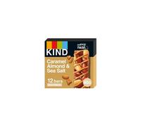 KIND Bars, Gluten Free Snack Bars, Caramel Almond and Sea Salt, 12 Bars