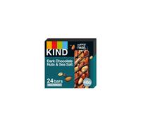KIND Bars, Gluten Free Snack Bars, Dark Chocolate Nuts & Sea Salt, 24 Bars