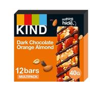 KIND Bars, Healthy Gluten Free & Low Calorie Snack Bars, Dark Chocolate Orange and Almond, 12 Bars