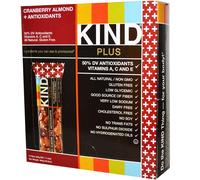 KIND Bars, Kind Plus, Cranberry Almond + Antioxidants Bars, 12 Bars, 1.4 oz (40 g) Each
