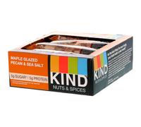 KIND Bars, Nuts & Spices, Maple Glazed Pecan & Sea Salt, 12 Bars 1.4 oz (40 g) Each