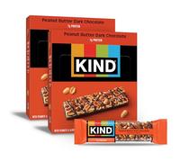 KIND Bars, Peanut Butter Dark Chocolate, Healthy Snacks, Gluten Free, 24 Count