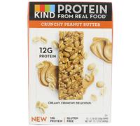 KIND Bars, Protein Bars, Crunchy Peanut Butter, 12 Bars, 1.76 oz (50 g) Each