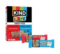 KIND Blueberry Muffin and Chocolate Oat Bars for Kids Assorted Packs Nuts and Peanuts Gluten Free Made from Whole Grain Oats 5g Protein Pack of 10