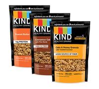 KIND Healthy Grains Clusters, Granola Variety Pack, Healthy Snacks, Gluten Free, 3 Count