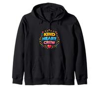 Kind Heart Crew Unity Kindness Concept Zip Hoodie