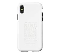 Kind Hearts Strong Minds Inspirational Motivational Positive Case for iPhone X/XS