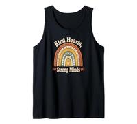 Kind Hearts Strong Minds Inspirational Positive Tank Top