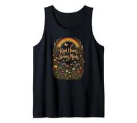 Kind Hearts Strong Minds Inspirational Rainbow Flowers Tank Top