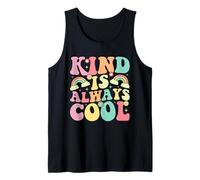 Kind is Always Cool Groovy Daisy Teacher Kindness Tank Top