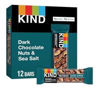Kind Nut & Spice Bar Dark Chocolate Nuts & Sea Salt 40 g (Pack of 12)