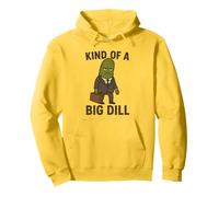 Kind of a Big Dill - Funny Pickle Business Character Design Pullover Hoodie