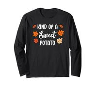 Kind of Sweet Potato Rude Potato Couples Funny Thanksgiving Long Sleeve T-Shirt