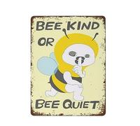 Kind or Quiet Metal Tin Signs-Metal Tin Exquisite Wall Art Decor Inspirational Gift Positive Affirmations Hanging Signs for Office Classroom Home Living Room Bedroom Wall Decor 12"x16"