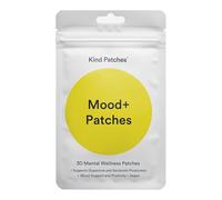 Kind Patches | Dopamine Mood+ Patches | Well Being and Focus Support | Plant-Based Formula with Rhodiola, Mucuna Pruiens and Lion's Mane Mushroom | 30 Vegan Patches | Packaging May Vary