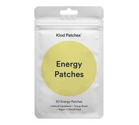 Kind Patches | Energy Patches | Sustained Energy Support | Botanical Plant-Based Formula with Vitamin B Complex and Caffeine | 30 Vegan Patches