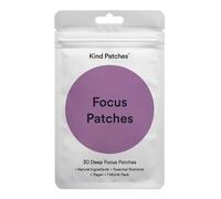 Kind Patches | Focus Patches | Brain Clarity & Cognitive Support | Botanical Plant-Based Formula with Vitamin B Complex, Lion's Mane Mushroom & Megnesium | 30 Vegan Patches