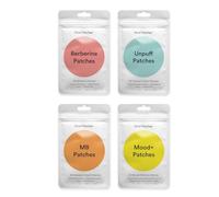 Kind Patches Happy Burn Bundle Kit | with Unpuff, Berberine, MB & Mood+ | Variety Pack Bundle | 120 Vegan Patches | 1 Month Supply
