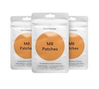 Kind Patches | MB Patches | Healthy Metabolism & Daily Energy Support | Plant-Based Botanical Blend with Citrus & Green Tea | 90 Vegan Patches, 3 Months Supply