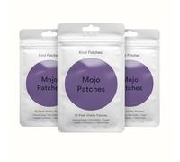 Kind Patches | Mojo Patches | Natural Energy, Daily Vitality & Testosterone Support | Botnical Plant-Based Formula with Tongkat Ali Extract, Zinc & Pomegranate | 90 Vegan Patches, 3 Months Supply