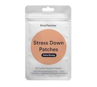 Kind Patches | Stress Down - Extra Strong | Stress, Anxiety & Balanced Cortisol Levels Support | Botanical Plant-Based Formula with Ashwagandha, Holy Basil & Adaptogens | 30 Vegan Patches