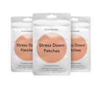 Kind Patches | Stress Down Patches | Stress & Anxiety Support | Botanical Plant-Based Formula with Calming Herbs, Green Tea, Vitamin B Complex & Ashwagandha | 90 Vegan Patches, 3 Months Supply
