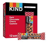 KIND PLUS, Dark Chocolate Cherry Cashew + Antioxidants, Gluten Free Bars (Pack of 12)