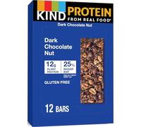 KIND Protein Bars, Double Dark Chocolate Nut, Gluten Free, 12g Protein,1.76oz, 12 count