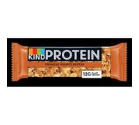 KIND Protein Bars, Gluten Free Snack Bars, Crunchy Peanut Butter, High Fibre, Healthy Snack, Source of Protein, No Artificial Colours, Flavours or Preservatives, 50g