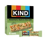 KIND Rosemary Nuts & Sea Salt Bars - Pack of 6