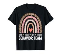 Kind Teach Love Inspire Behavior Team - ABA Behavior Teacher T-Shirt