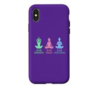 Kind Thoughts Speech Intentions Yoga Meditation Case for iPhone X/XS