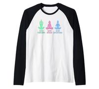 Kind Thoughts Speech Intentions Yoga Meditation Raglan Baseball Tee