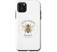 Kind Words Are Like Honey Bees Lover Inspirational Design Case for iPhone 11 Pro Max