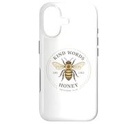 Kind Words Are Like Honey Bees Lover Inspirational Design Case for iPhone 17