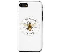 Kind Words Are Like Honey Bees Lover Inspirational Design Case for iPhone SE (2020) / 7/8