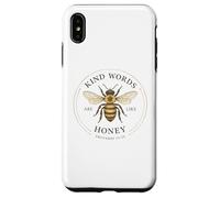 Kind Words Are Like Honey Bees Lover Inspirational Design Case for iPhone XS Max