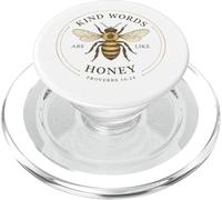 Kind Words Are Like Honey Bees Lover Inspirational Design PopSockets PopGrip for MagSafe