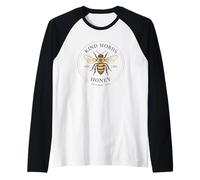 Kind Words are Like Honey Bees Lover Inspirational Design Raglan Baseball Tee