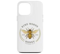 Kind Words Are Like Honey Bible Verse Bee Design Case for iPhone 13 Pro Max