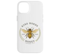 Kind Words Are Like Honey Bible Verse Bee Design Case for iPhone 14 Plus