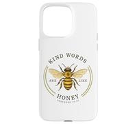 Kind Words Are Like Honey Bible Verse Bee Design Case for iPhone 15 Pro Max