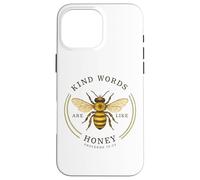 Kind Words Are Like Honey Bible Verse Bee Design Case for iPhone 16 Pro Max