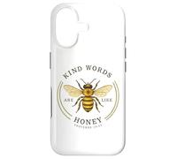 Kind Words Are Like Honey Bible Verse Bee Design Case for iPhone 17