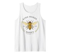 Kind Words are Like Honey Bible Verse Bee Design Tank Top